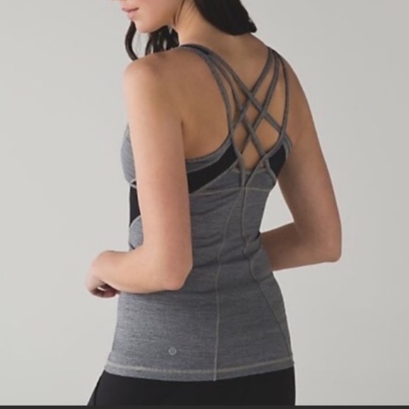 Lululemon Strap It Like It's Hot Tank Space dye camo berry rumble multi size 4 - Picture 2 of 10